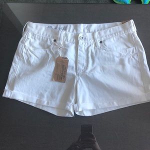 Madewell White Denim Shorts 30